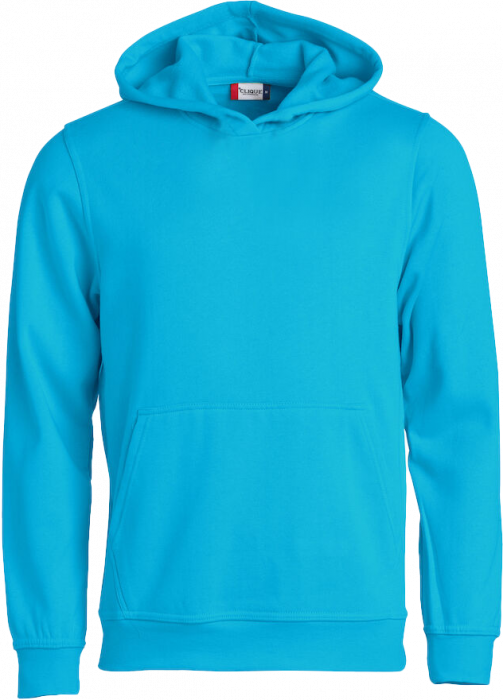 Clique - Cotton Hoodie Junior - Turkusowy