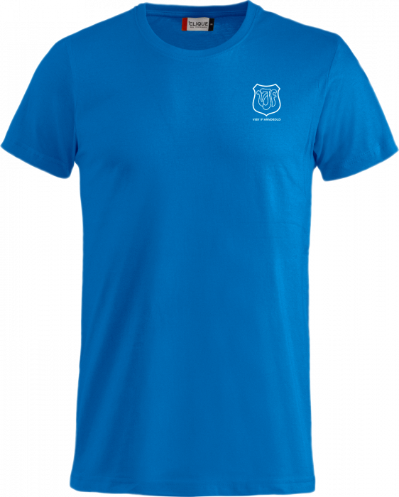 Clique - Basic Cotton T-Shirt Kids - Królewski błękit
