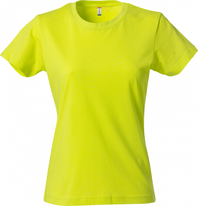 Clique - Basic Cotton T-Shirt Woman - Visibility Green