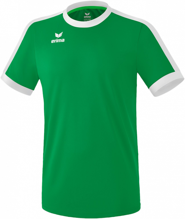 Erima - Retro Star Jersey - Emerald & vit