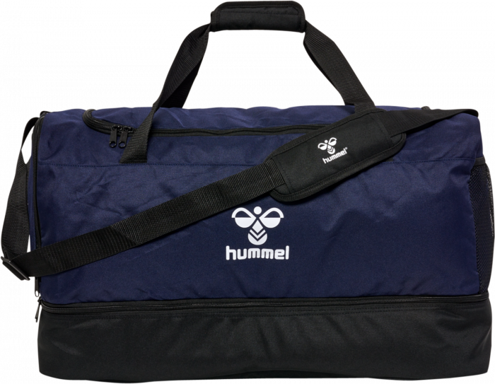 Hummel - Core 2.0 Sports Bag W. Shoe Compartment Small - Marine & nero