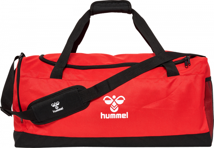 Hummel - Core 2.0 Sports Bag Medium - True Red & zwart