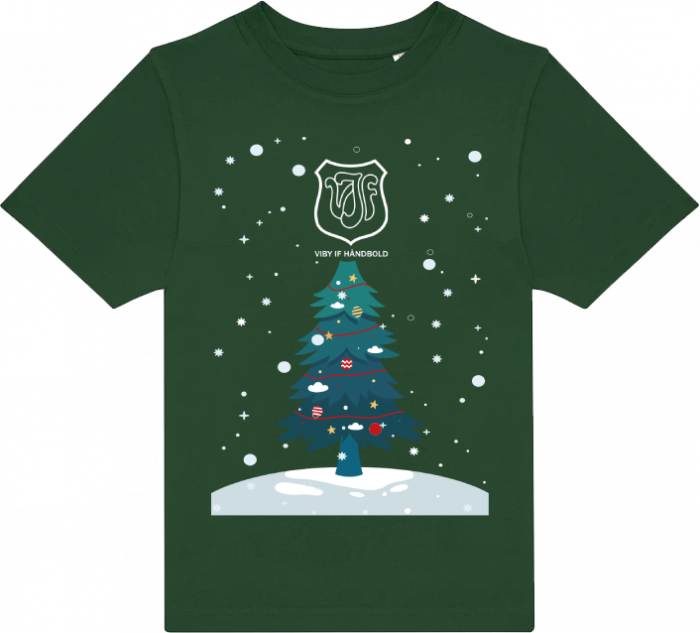 B&C - Viby If Christmas T-Shirt Kids - Bottle Green