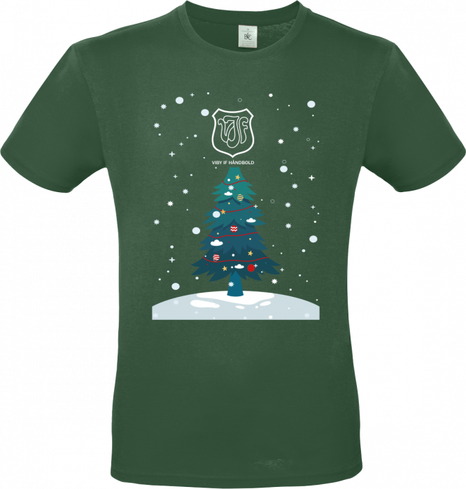 B&C - Viby If Christmas T-Shirt Adults - Bottle Green